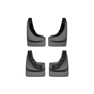WeatherTech Front & Rear Mudflaps Black: Ram 1500 2025-2026 3.0L