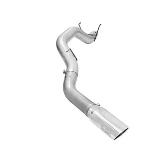 aFe Atlas 5" Aluminized Steel DPF-Back Exhaust Polished Tip: Ram 2500 / 3500 13-18 6.7L Diesel