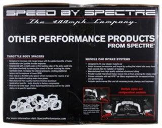 Spectre Polished Air Intake Kit w/Red Filter (F&R): Jeep Grand Cherokee / Dodge Durango 2016-2024 3.6L