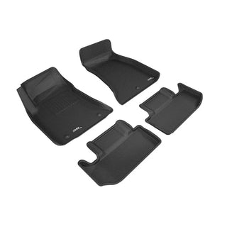 3D MAXpider ACE Kagu Floormats (Black, Both Rows): Dodge Challenger 2015 - 2023