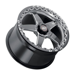Weld S904 Ventura / Gloss Black Milled | 20x10.5 | 5x127 | +38mm - Beadlock
