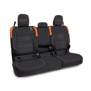 PRP Rear Bench Covers Armrest (REAR): Jeep Gladiator JT 2020-2025 3.6L/3.0L - Black/Orange