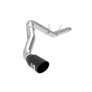 aFe Atlas 5" Aluminized Steel DPF-Back Exhaust Black Tip: Ram 2500 / 3500 19-26 6.7L Diesel