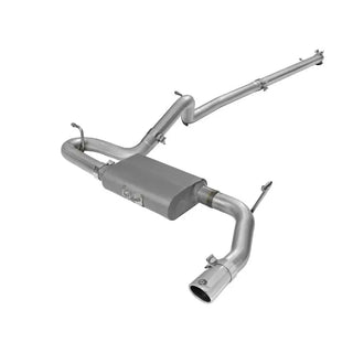 aFe Scorpion Cat-Back Exhaust System Polished Tip: Jeep Wrangler 07-18 3.8L/3.6L