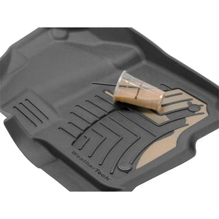 WeatherTech Front and Rear FloorLiner HP: Jeep Gladiator 2020-2026 3.6L V6 / 3.0L EcoDiesel - Tan