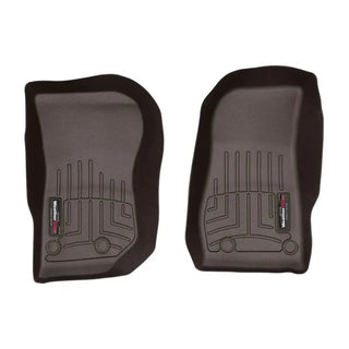 WeatherTech Front FloorLiners DigitalFit (FRONT): Jeep Wrangler JK 2014-2018 Cocoa