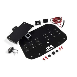 JKS Manufacturing Tailgate Vent Cover License Plate & Camera Mount: Jeep Wrangler 18-26 6.4L/3.6L/3.0L EcoDiesel/2.0L