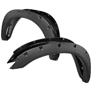 Spec D Riveted Style Fender Flares (Textured Black, 4pc): Dodge Ram 2500 & 3500 2010 - 2018
