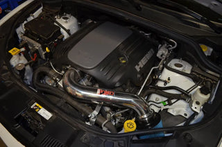 Injen Polished PowerFlow Cold Air Intake System (F&R): Jeep Grand Cherokee / Durango 2011-23 5.7L VVT HEMI