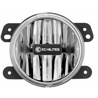 KC HiLiTES 4" Gravity LED G4 SAE Fog Light (FRONT): Jeep Wrangler 10-18 3.8L/3.6L