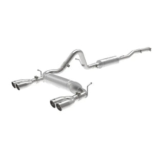 aFe Vulcan Series Cat-Back Exhaust Quad Polished Tips: Jeep Wrangler 07-18 3.8L/3.6L