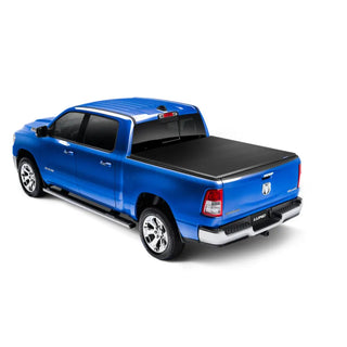 LUND Genesis Elite Tri-Fold Tonneau Cover Black: Ram 1500 2009-2022 5.7L / 3.6L / 3.0L