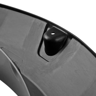 Spec D Riveted Style Fender Flares (Smooth Black V2, 4pc): Dodge Ram 1500 2009 - 2018