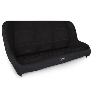 PRP Low Back Rear Bench (REAR): Jeep Wrangler JKU/JLU 2007-2024 3.6L/3.8L V6 - Black