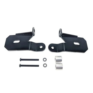KC HiLiTES A-Pillar Light Mount Brackets (F&R): Jeep Gladiator/Wrangler 18-24 6.4L/3.6L/3.0L EcoDiesel/2.0L