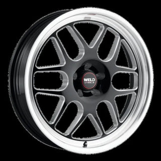 Weld Solana Drag / Gloss Black Milled | 17x10 | 5x115 | +30mm Offset