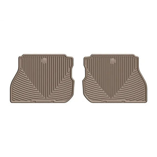 WeatherTech Rear All-Weather Floor Mats (REAR): Jeep Wrangler Unlimited JL 2018-2026 - Tan