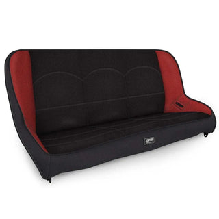 PRP Seats Classic Series Low Back Rear Bench Black/Red (REAR): Jeep Wrangler 2007-2024 3.8L/3.6L V6
