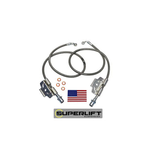 Superlift 4-6in Lift Bullet Proof Brake Hoses (PAIR): Dodge Ram 2500 3500 2003-2013 5.7L/6.7L