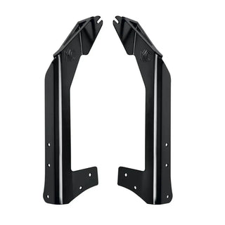 KC HiLiTES 50" Xross Bar Light Mount Kit (OVERHEAD): Jeep Wrangler 07-18 3.8L/3.6L - Satin Black