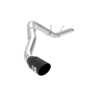 aFe Large Bore-HD 5" 409 SS DPF-Back Exhaust Black Tip: Ram 2500 / 3500 19-26 6.7L Diesel