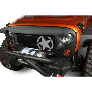 Rugged Ridge Spartan Grille Kit Star: Jeep Wrangler JK 2007-2018 2.0L/3.6L