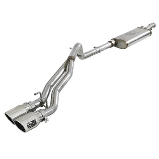 aFe Rebel Series Cat-Back Exhaust Polished Tips: Jeep Wrangler 07-18 3.8L/3.6L