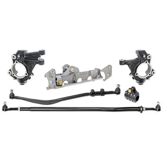 RockJock Heavy Duty High Steer Kit w/ Knuckles Drag Link Tie Rod: Jeep Wrangler JL/JT 2018-2026 2.0L-6.4L