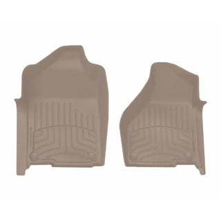 WeatherTech Front FloorLiner HP Tan (FRONT): Ram 2500/3500 2019-2026 6.7L Diesel / 6.4L 392