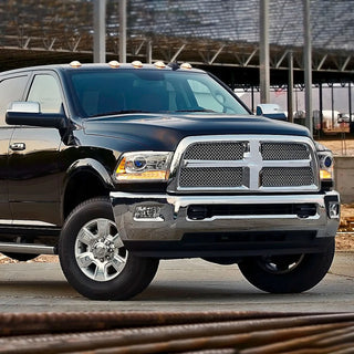 Spec D Projector Halo Headlights (Chrome w/ Sequential Turn Signal): Dodge Ram 2009 - 2018
