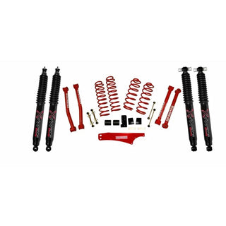 Skyjacker Suspension Lift Kit 2.5-3.5" Red/Black: Jeep Wrangler JK 2007-2018 3.6L V6