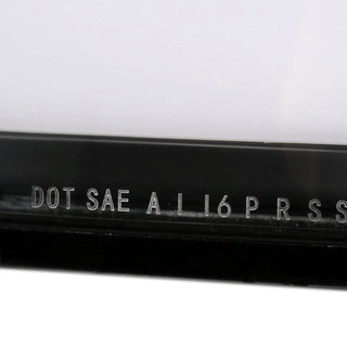 Spec D LED Tail Lights (Matte Black w/ White LED Bar): Dodge Ram 2009 - 2018