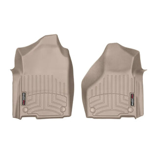 WeatherTech Front FloorLiner Tan (FRONT): Ram 2500/3500 2019-2026 6.4L/6.7L
