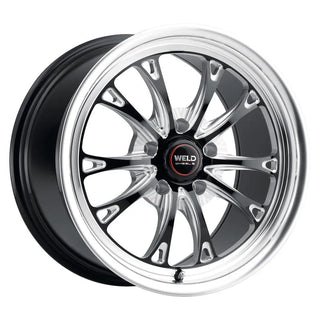 Weld S157 Belmont Drag / Gloss Black Milled | 17x11 | 5x115 | +6mm Offset
