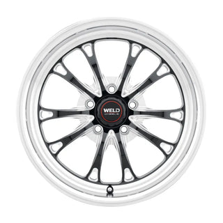 Weld S157 Belmont Drag / Gloss Black Milled | 17x11 | 5x115 | +6mm Offset