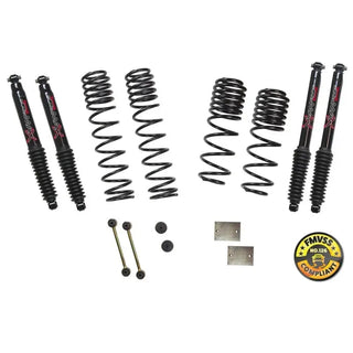 Skyjacker Long Travel 2 Stage 1-1.5in Coil System (F&R): Jeep Wrangler JL 2018 Non-Rubicon 4WD