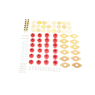 Rugged Ridge Poly Body Mount Kit 12 Bushing: Jeep Wrangler JK 2007-2018 3.6L/3.8L