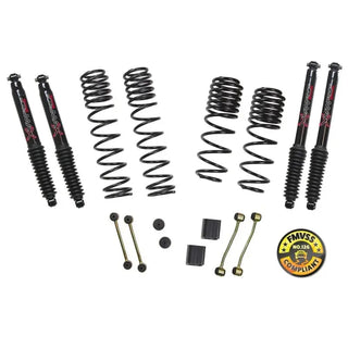 Skyjacker Long Travel 2 Stage 2-2.5in Coil System (F&R): Jeep Wrangler JL 2018 Rubicon 4WD