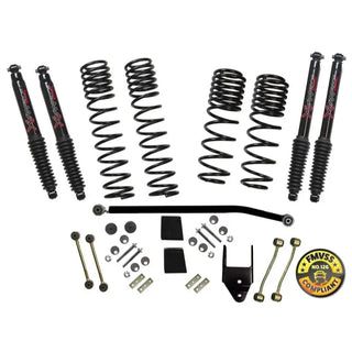 Skyjacker Long Travel 2 Stage 3.5-4in Coil System (F&R): Jeep Wrangler JL 2018 Non-Rubicon 4WD