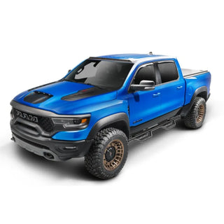 N-Fab RS Nerf Step Hoop Design Cab Length (LH): Fits Ram 1500 2019-2026 6.2L/5.7L - Tex. Black