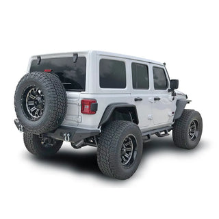 TrailFX Rear Bumper Steel: Jeep Wrangler JL 2018-2026 2.0L Turbo/3.6L V6