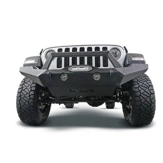TrailFX Full Width Front Bumper w/Skid Plate & Winch Mount: Jeep Wrangler JL / Gladiator 2018-2026
