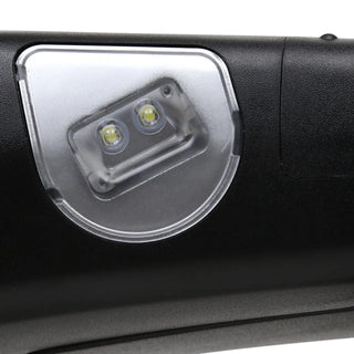 Spec D Mirrors SET w/ Clear LED (Manual-Fold, Black): Dodge Ram 2009 - 2012