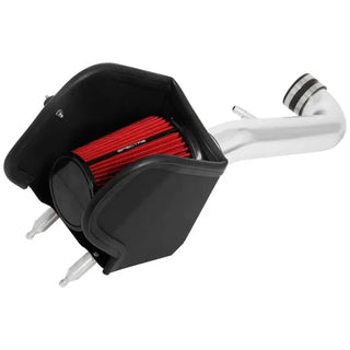 Spectre Air Intake Kit Polished Red Filter: Jeep Gladiator / Wrangler 18-25 3.6L V6
