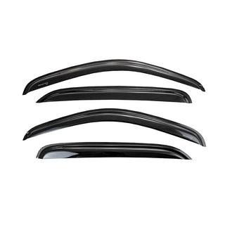TrailFX 4-Piece Window Vent Smoke: Jeep Wrangler JK 2007-2018 3.6L/3.8L V6