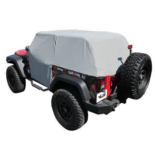 Rampage Cab Cover w/ Door Flaps: Jeep Wrangler JK 2007-2018 Grey