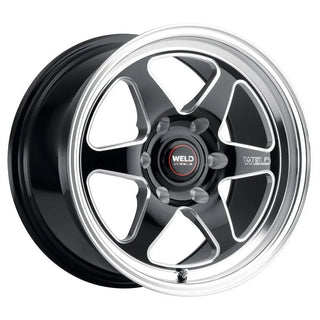 Weld S156 Ventura Drag / Gloss Black Milled | 20x7 | 6x139.7 | +13mm Offset