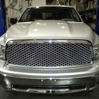 Spec D Mesh Grille (Chrome, Honeycomb): Dodge Ram 1500 2009 - 2012