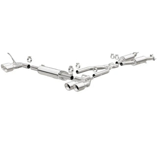 MagnaFlow Street Series Cat-Back Perf Exhaust System Quad Split Tips: Jeep Grand Cherokee 2014-2021 3.6L / 5.7L