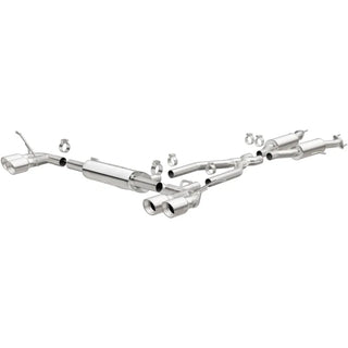 MagnaFlow Street Series Cat-Back Perf Exhaust System Quad Split Tips: Jeep Grand Cherokee 2014-2021 3.6L / 5.7L